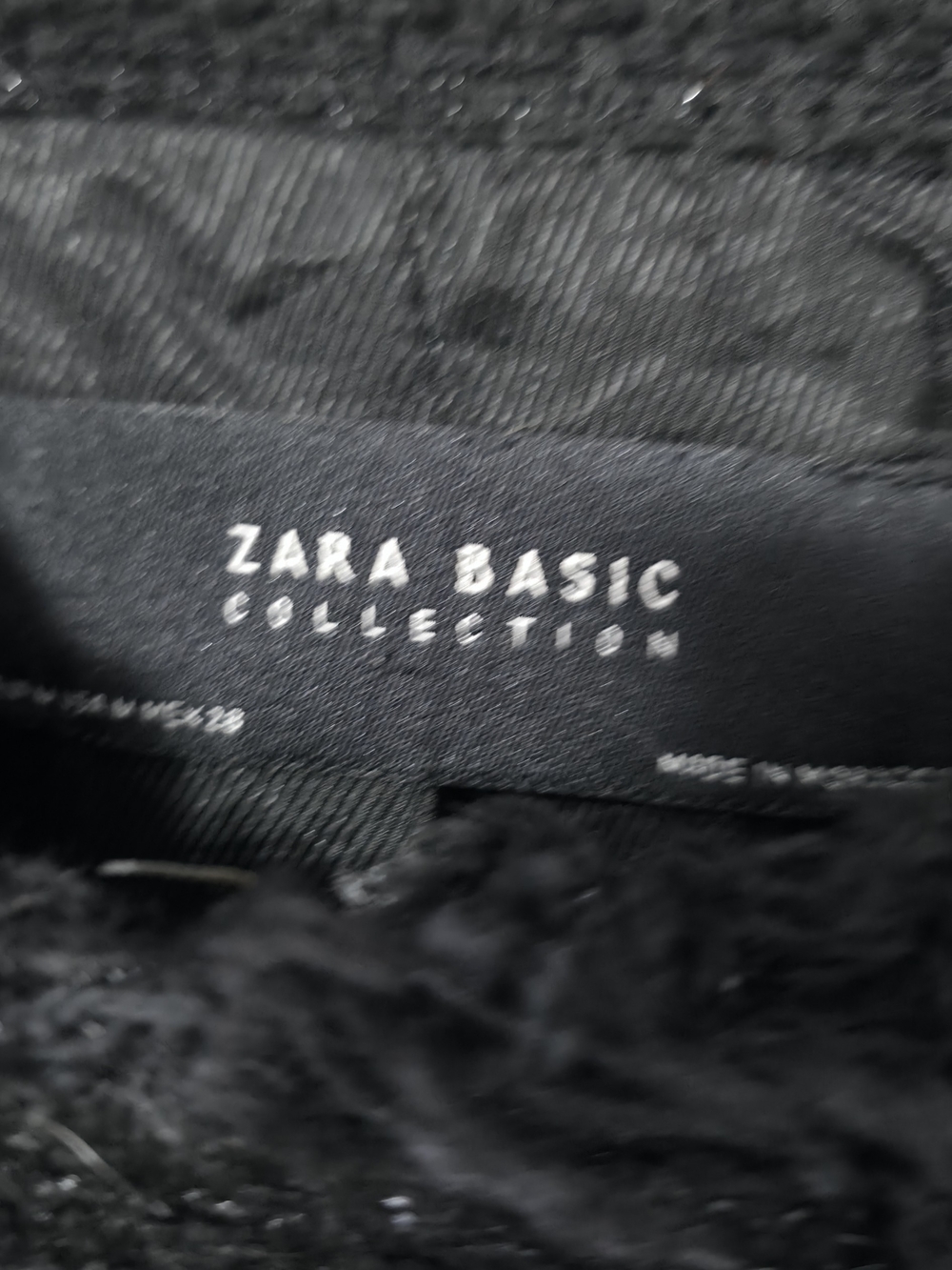 Zara Black Basic Collection Label - Picture 4 of 5